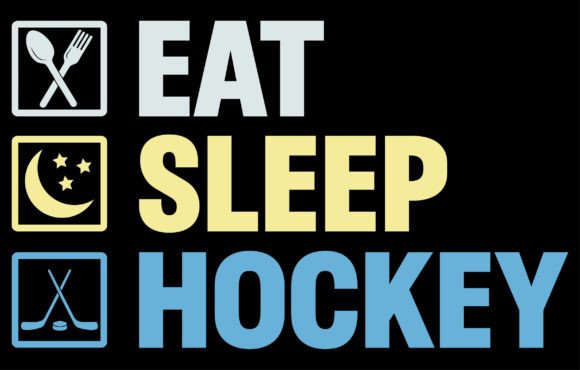 Eat Sleep Hockey Graphics: T-Shirt Designs Review