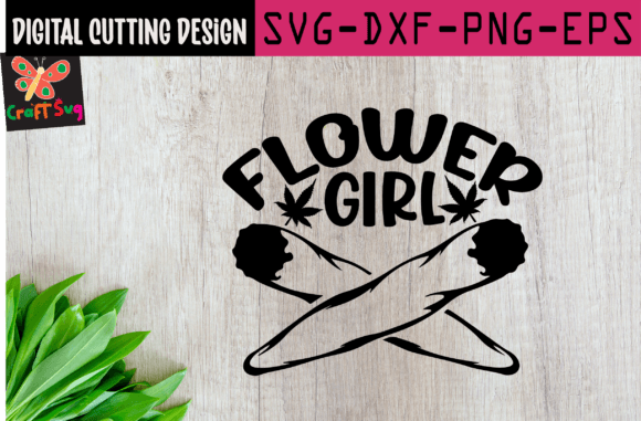 Flower Girl Svg Design: Graphics for T-Shirt Designs