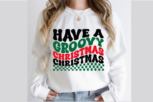 Groovy Christmas Graphics for T-Shirt Designs