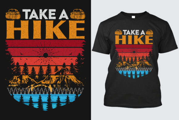 Hiking T-shirt Design 18: Graphics for T-Shirt Designs