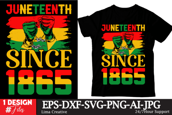 Juneteenth Graphics for T-Shirt Designs