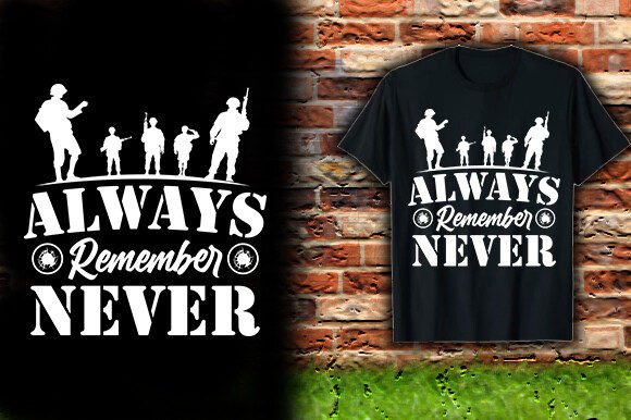 Reviewing the Always Remember Never T-Shirt Design