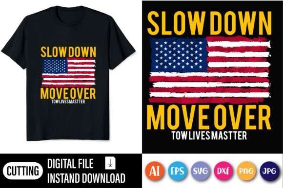 Slow Down SVG: Graphics for T-Shirt Designs