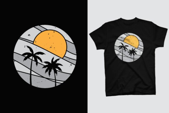 Summer Graphics for T-Shirt Designs
