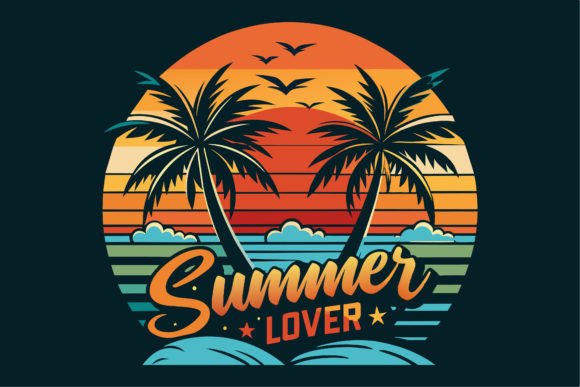 Summer Graphics for T-Shirt Designs