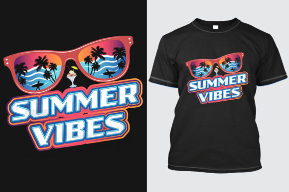 Summer T-shirt Design 22 Graphics & T-Shirt Designs