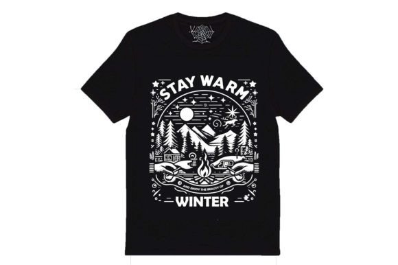 Winter Wishes T-shirt Design Graphics